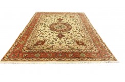 Dywan Tabriz 50Raj wełna kork+jedwab najwyższej jakości dywan z Iranu ok 250x350cm wart 154 200zł