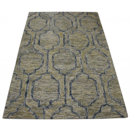 Kolorowy dywan vintage RUG COLLECTION do salonu 100% wełniany 150x240cm Indie