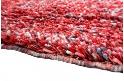 Wart 9700 zł 8kg/m2 dywan Shaggy Brinker Carpets Salsa 1009 czerwony 100% wełna 200x300cm