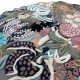  Wycinany niereguralny dywan Optimistic Floral Oviform GC-502 Multi, 100% wełna, ręcznie wykonany 120x180cm