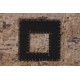 Ekskluzywny dywan jedwabny z Nepalu deseń abstrakcyjny vintage 240x300cm luksus jedwab z bananowca i wełna brązy
