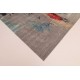 Ekskluzywny dywan jedwabny z Nepalu deseń abstrakcyjny vintage 250x306cm luksus jedwab z bananowca i wełna brązy