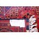 Gustowny zerwony dywan Ziegler Mamluk 100% wełna kamienowana ręcznie tkany 200x300cm