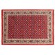 Wełniany ręcznie tkany dywan Herati premium z Indii 140x200cm orientalny  wart 4840złczerwony