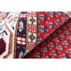 Wełniany ręcznie tkany dywan Mir Saruk z Indii 120x180cm orientalny czerwony