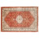 Wełniany ręcznie tkany dywan Herati Fein z Indii 90x160cm orientalny  wart 4300zł czerwony