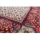 Klasyczny bogaty rubinowy dywan Indo Bidjar Fein 100% wełna 250x250cm, gęsto ręcznie tkany okrągły 