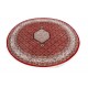 Klasyczny bogaty rubinowy dywan Indo Bidjar Fein 100% wełna 250x250cm, gęsto ręcznie tkany okrągły 