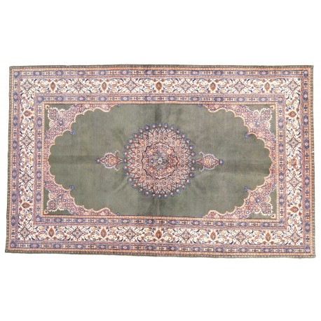 Ręcznie tkany ekskluzywny dywan Mud (Moud) sygnowany ok 160x260cm piękny oryginalny gęsty perski wełna kork i jedwab