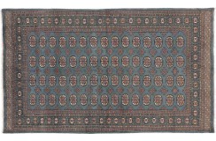 Buchara dywan ręcznie tkany z Pakistanu 100% wełna szary ok 150x255cm jakość premium