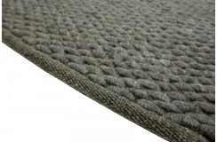 LUKSUSOWY zaplatany dywan BRINKER FEEL GOOD CARPETS Genua Hunter olive 100% wełna filcowana 170x230cm