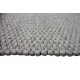 LUKSUSOWY zaplatany dywan BRINKER FEEL GOOD CARPETS Genua Cloud white biały 100% wełna filcowana 200x250cm