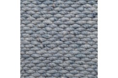 LUKSUSOWY zaplatany dywan BRINKER FEEL GOOD CARPETS Genua sky blue niebieski 100% wełna filcowana 170x230cm