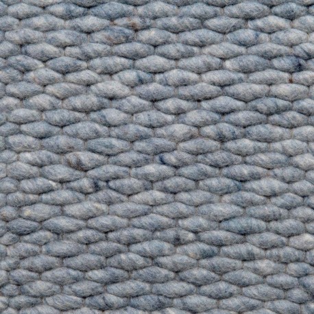 LUKSUSOWY zaplatany dywan BRINKER FEEL GOOD CARPETS Genua sky blue niebieski 100% wełna filcowana 170x230cm