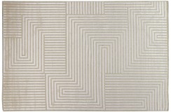 Płasko tkany dwupoziomowy dywan Brinker Feel Good Carpets Chiara 1114 z elementami 3D 160x230cm