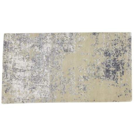 Piękny chodnik z Nepalu design abstrakcyjny vintage Contemporary wełna / jedwab 70x130cm luksusowy