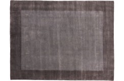 Szary dywan z deseniem 100% wełniany ekskluzywny Gabbeh Lori Loom Indie 200x250cm gęsty