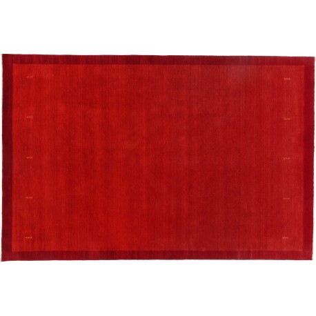 Czerwony dywan z deseniem 100% wełniany ekskluzywny Gabbeh Lori Loom Indie 200x300cm gęsty