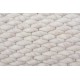 LUKSUSOWY zaplatany dywan BRINKER FEEL GOOD CARPETS Genua cloud biały ecru 100% wełna filcowana 170x230cm