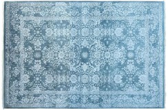 Piękny dywan Indo Antika abstrakcyjny vintage Contemprary wełna / jedwab 200x300cm wart 47 120 zł 