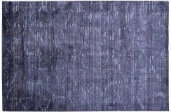 Fioletowy abstrakcyjny lśniący dywan Gabbeh Handloom Matrix 158-SK, Indie 140x200cm wiskoza i bawełna