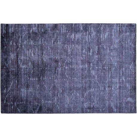 Fioletowy abstrakcyjny lśniący dywan Gabbeh Handloom Matrix 158-SK, Indie 140x200cm wiskoza i bawełna