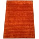 Gładki 100% wełniany dywan Gabbeh Handloom pomarańczowy 200x300cm 2cm gruby