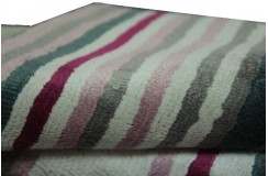 Nowoczesny dywan indyjski z połyskiem 100% jedwab plastyczny - wiskoza